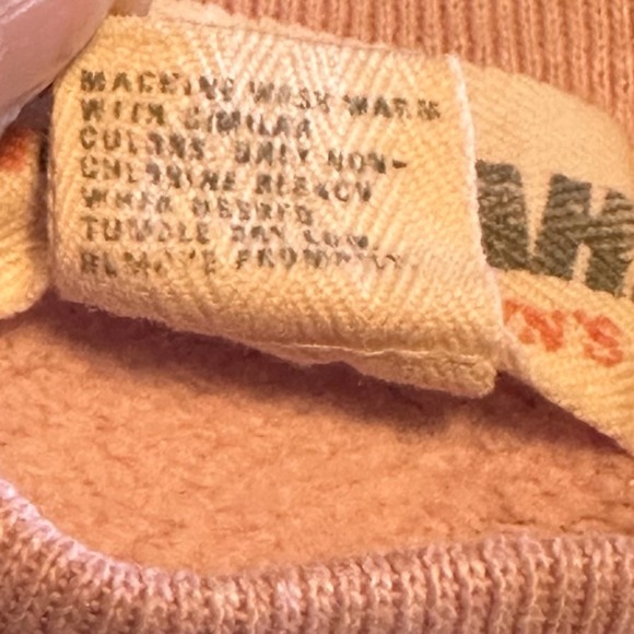 Vintage Cheetah by Mervyns Childrens Sweatshirt Lavender Embroidered 5/6 - Picture 8 of 9